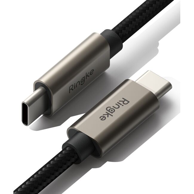 Cablu de date Fast Charging Type-C, 60W, 2m Ringke, negru
