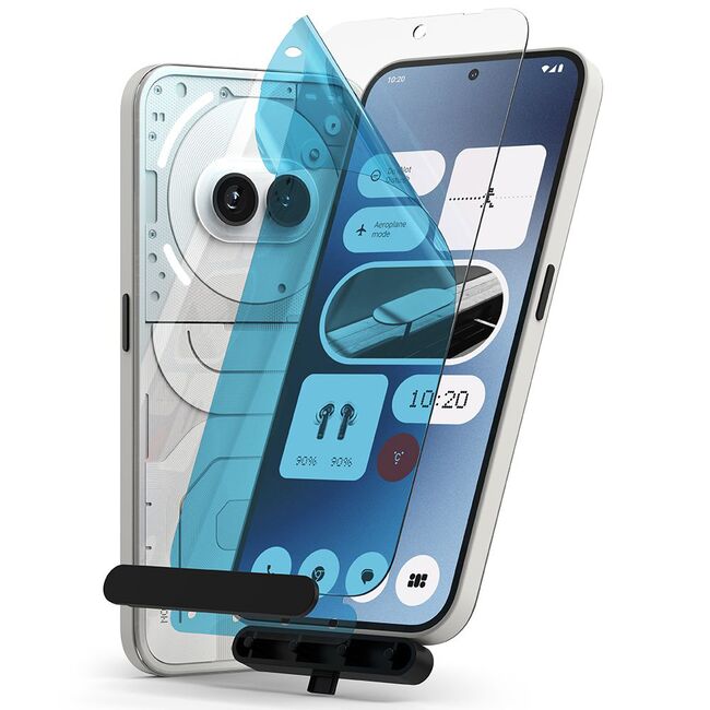 [Pachet 2x] Folie sticla Nothing Phone (2a), (2a) Plus Ringke Screen Protector Tempered Glass, transparenta