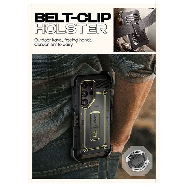 Husa Samsung Galaxy S24 Ultra Supcase Unicorn Beetle Pro, Bumble Bee