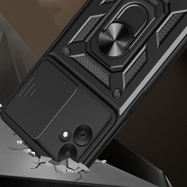 Husa pentru Samsung Galaxy A05 cu inel Ring Armor Kickstand Tough, protectie camera