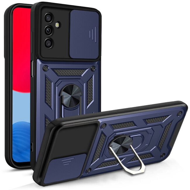 Husa pentru Samsung Galaxy A04s / A13 5G cu inel Ring Armor Kickstand Tough, protectie camera