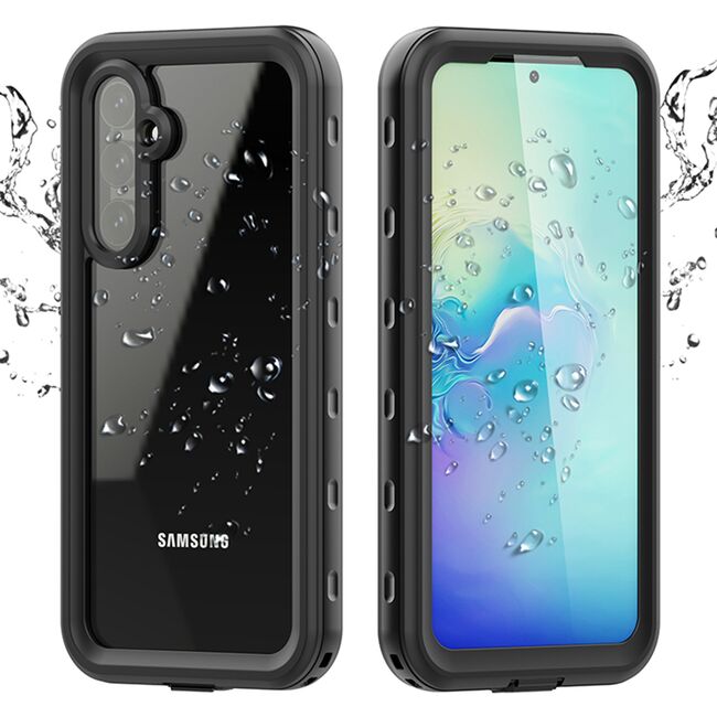 Pachet 360: Husa cu folie integrata Samsung Galaxy A54 5G ShockProof Dust-Water Proof Full Body, negru