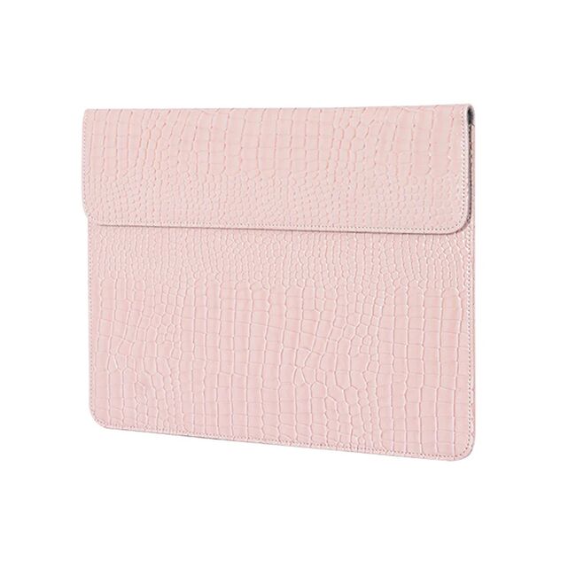 Husa pentru laptop 13 - 14 inch MacBook, Microsoft, Dell, HP, Lenovo, eleganta si subtire, protectie sporita, roz