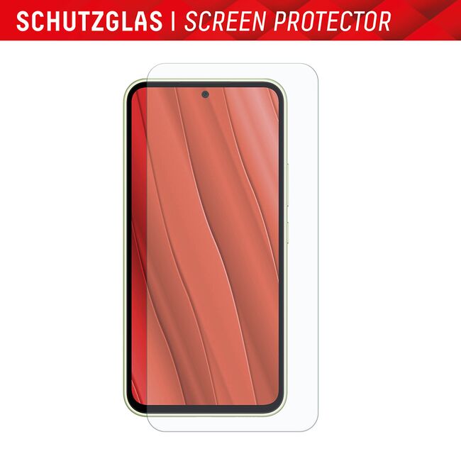 [Folie sticla + husa] premium Samsung Galaxy A55 5G Displex Real Glass 10H cu aplicator, transparenta