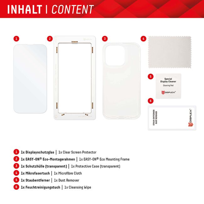 [Folie sticla + husa] premium Samsung Galaxy S23 Plus Displex Real Glass 10H cu aplicator, transparenta