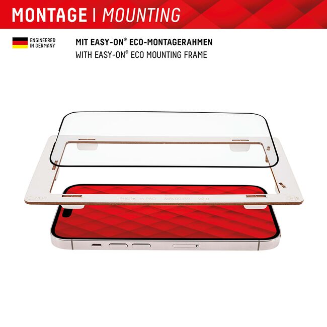 [Folie sticla + husa] premium Samsung Galaxy S23 Ultra Displex Real Glass 3D cu aplicator 10H - extremely hard & scratch-resistant, transparenta