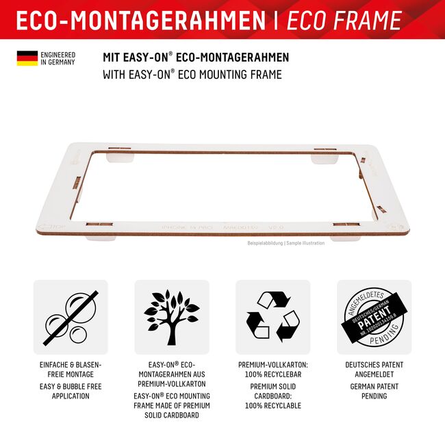 Folie sticla premium iPhone 15 Pro Max / 15 Plus Displex Real Glass 2D cu aplicator, transparenta