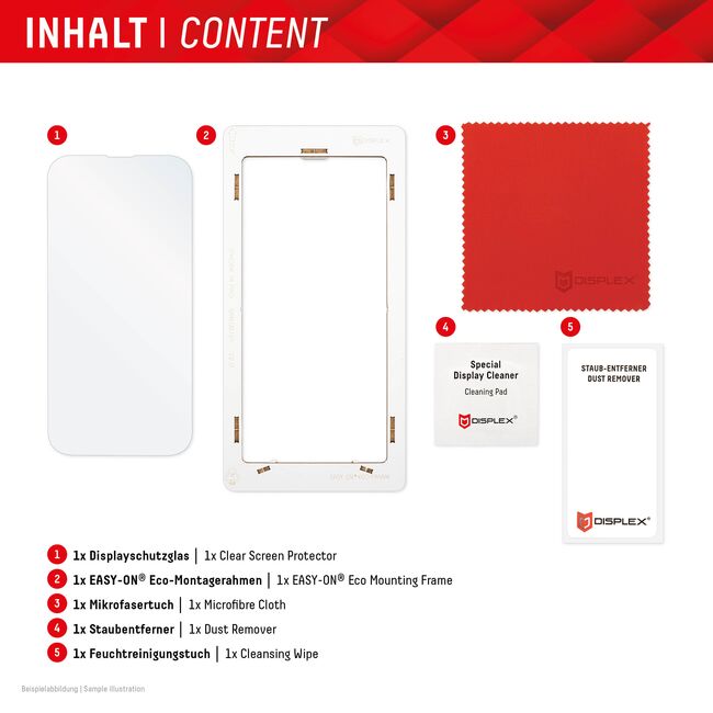 Folie sticla premium Samsung Galaxy A05 Displex Real Glass 2D cu aplicator, transparenta