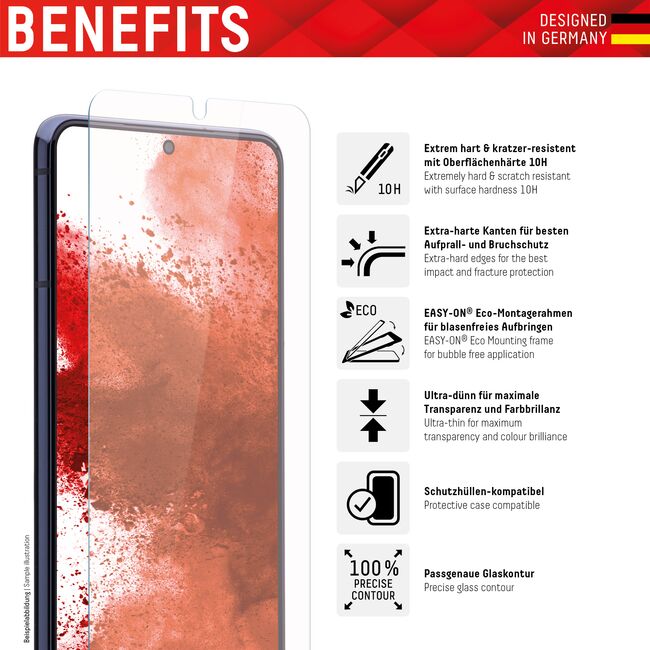 Folie sticla premium Samsung Galaxy A53, A52, A52s Displex Real Glass 2D, transparenta