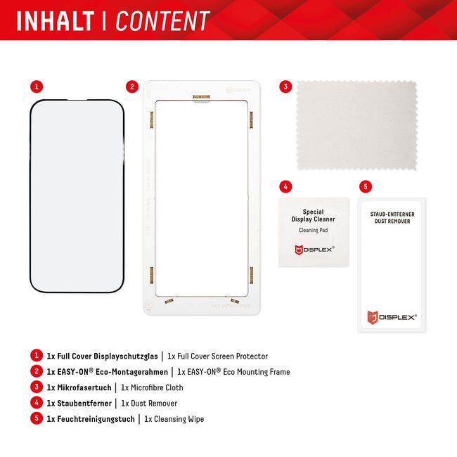 Folie sticla premium Samsung Galaxy A54 Displex Real Glass Full Cover 10H cu aplicator, negru