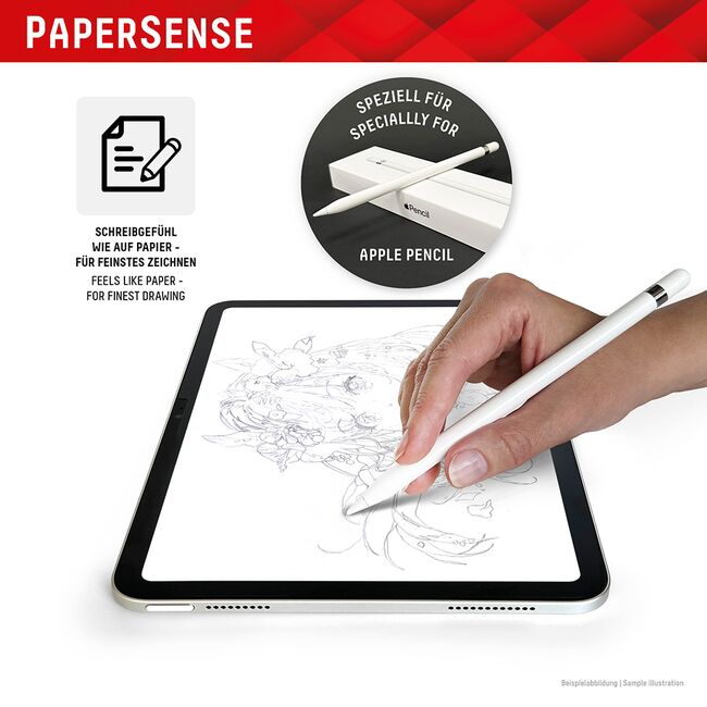 Folie mata premium iPad 9 / 8 / 7 10.2" Displex Tablet PaperSense, negru