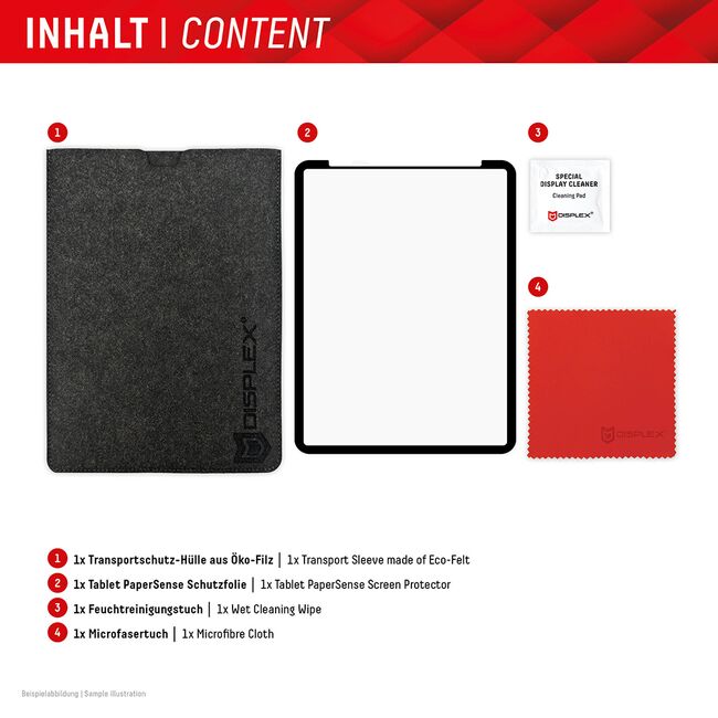 Folie mata premium iPad Pro 12.9 2022 / 2021 Displex Tablet PaperSense, negru