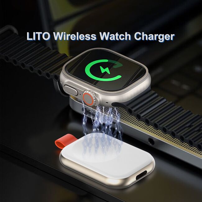 Incarcator Apple Watch wireless magnetic 3.5W Lito LT-W1, alb