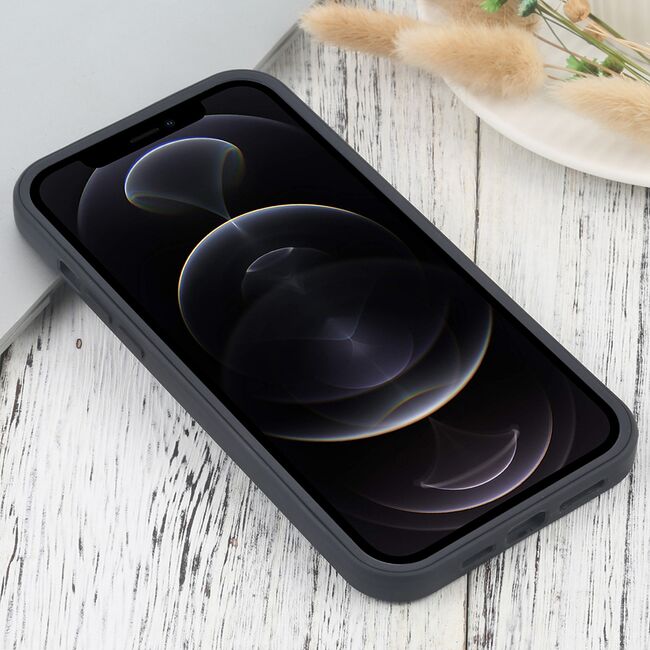 Pachet 360: Husa cu folie integrata pentru iPhone 12 Pro Cover360 fata spate - negru / transparent