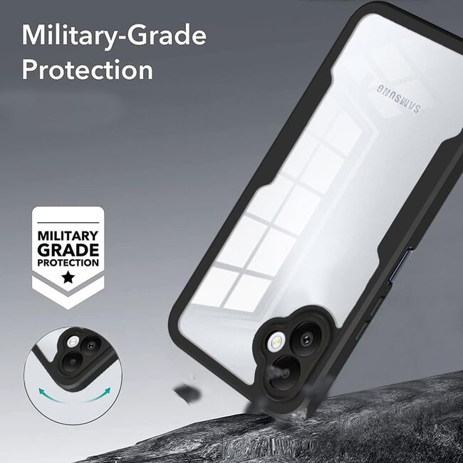 Pachet 360: Husa cu folie integrata pentru Samsung Galaxy A05 Cover360 fata / spate - blue