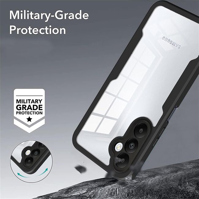 Pachet 360: Husa cu folie integrata pentru Samsung Galaxy A05s Cover360 fata / spate - mov