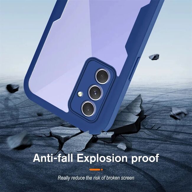 Pachet 360: Husa cu folie integrata pentru Samsung Galaxy A54 Cover360 fata / spate - negru