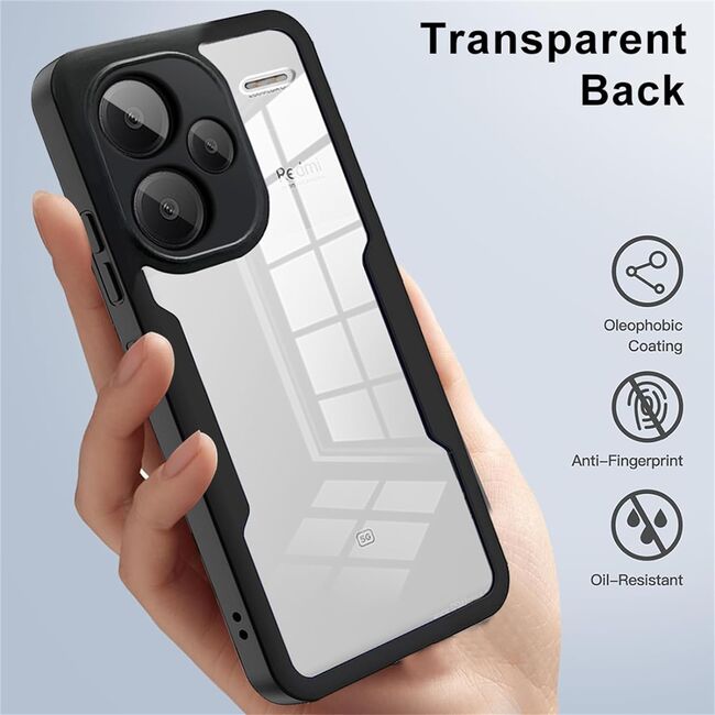 Pachet 360: Husa cu folie integrata pentru Oppo A79 Cover360 fata / spate - roz