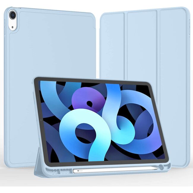 Husa pentru Apple iPad Air 11 2024 / 2025​ M2, M3 cu slot pentru Apple Pencil, sky blue