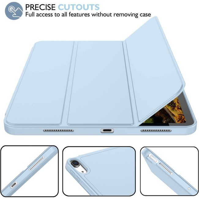 Husa pentru Apple iPad Air 11 2024 / 2025​ M2, M3 cu slot pentru Apple Pencil, sky blue