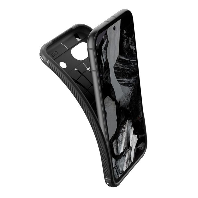 Husa Google Pixel 8a Spigen Rugged Armor, negru