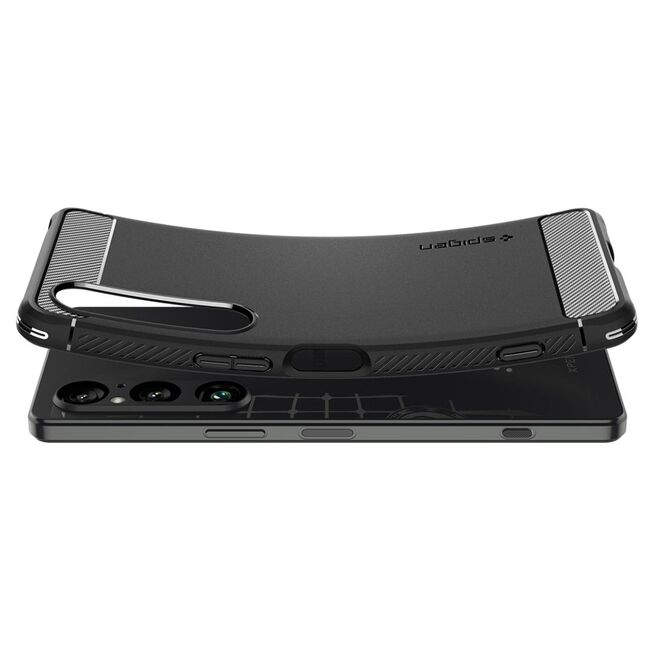 Husa Sony Xperia 1 VI Spigen Rugged Armor, negru