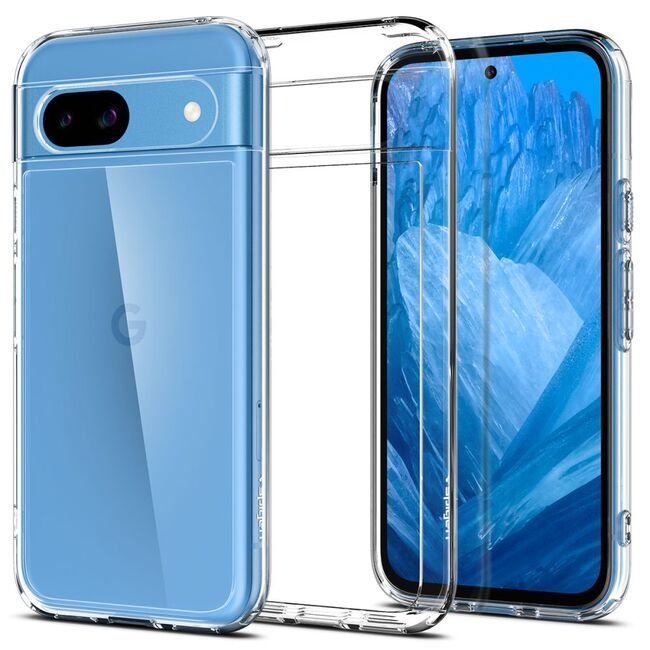 Husa Google Pixel 8a Spigen Ultra Hybrid, transparenta