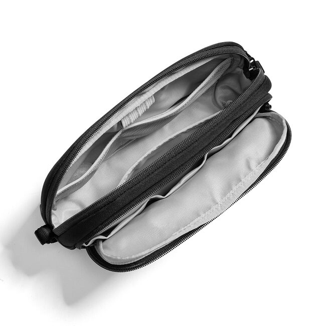 Borseta accesorii Tomtoc - electronic accessory pouch (t12m1d1) - cu 2 buzunare, polyester, nylon - black