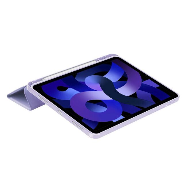 Husa pentru Apple iPad Air 11 2024 / 2025​ M2, M3 de tip stand cu slot pentru Apple Pencil functie sleep/wake-up, mov