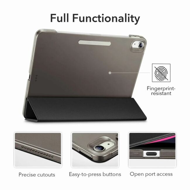 Husa Apple iPad Air 11" 2024 / 2025​ M2, M3 ESR Ascend Trifold, Grey