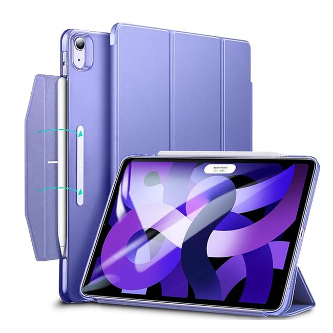 Husa Apple iPad Air 11 2024 / 2025​ M2, M3 ESR Ascend Trifold cu functie sleep/wake-up - lavender