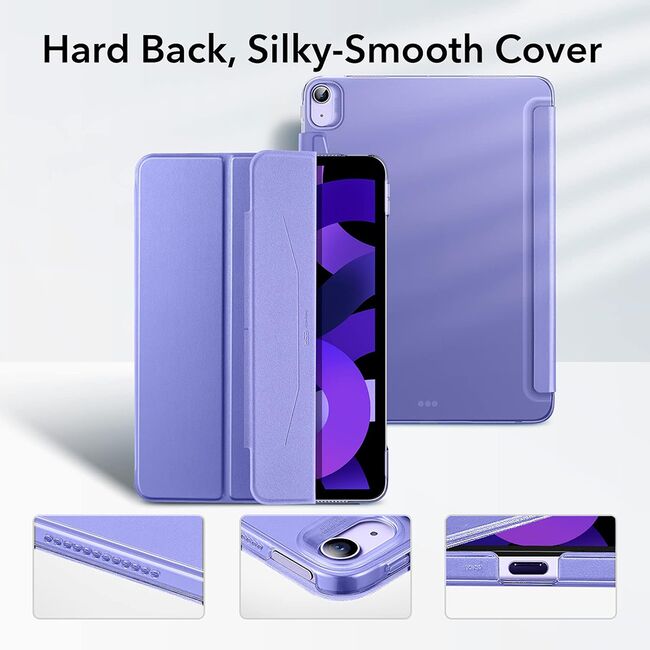Husa Apple iPad Air 11 2024 / 2025​ M2, M3 ESR Ascend Trifold cu functie sleep/wake-up - lavender
