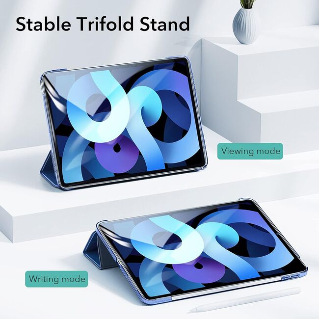 Husa Apple iPad Air 11" 2024 / 2025​ M2, M3 ESR Ascend Trifold, Navy Blue