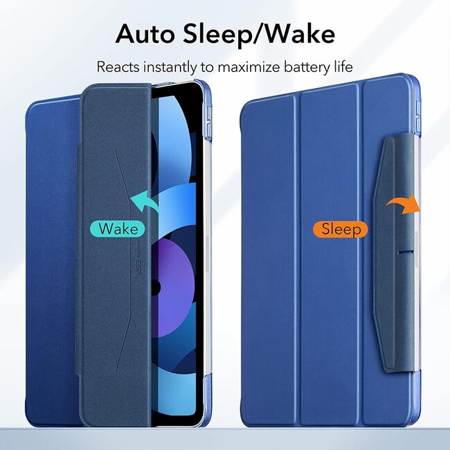 Husa Apple iPad Air 11" 2024 / 2025​ M2, M3 ESR Ascend Trifold, Navy Blue