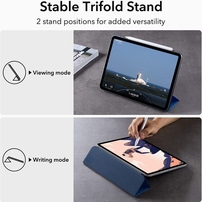 Huse pentru   Apple iPad Air 11" 2024 / 2025​ M2, M3 - ESR Rebound Magnetic - albastru