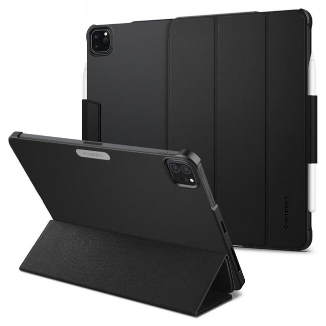 Husa Apple iPad Air 11 2024 / 2025​ M2, M3  / iPad Pro 11 (2018 / 2020 / 2021 / 2022) Spigen Smart Fold Plus, negru