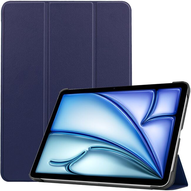 Husa pentru Apple iPad Air 11 2024 / 2025​ M2, M3, cu functie wake-up/sleep, tip stand, navy blue