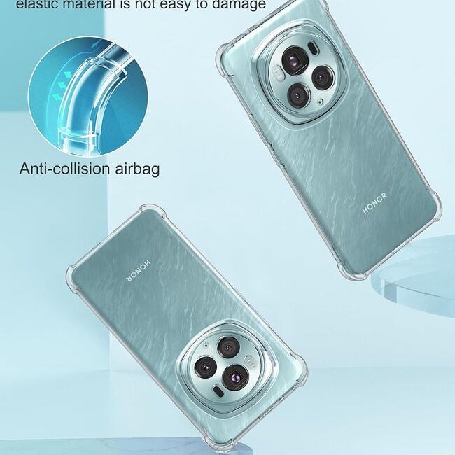 Husa pentru Honor Magic 6 Pro Anti-Shock 1.5mm, reinforced 4 corners, transparent