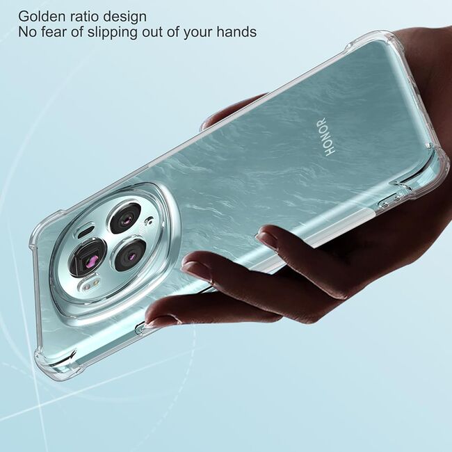 Husa pentru Honor Magic 6 Pro Anti-Shock 1.5mm, reinforced 4 corners, transparent