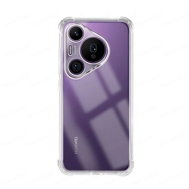 Husa pentru Huawei Pura 70 Pro Slim Anti-Shock 1.5mm reinforced corners, Transparent