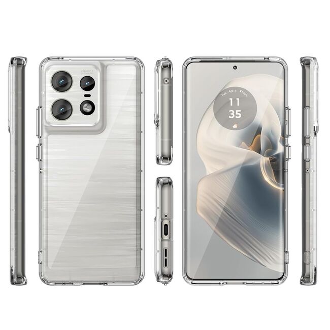 Husa pentru Motorola Edge 50 Pro Anti-Shock 1.5mm, reinforced 4 corners, transparent