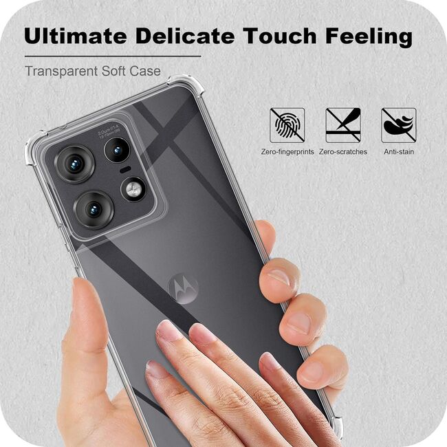 Husa pentru Motorola Edge 50 Pro Anti-Shock 1.5mm, reinforced 4 corners, transparent
