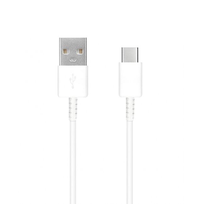 Cablu de date Samsung USB la Type-C, 3A, 1.5m, alb, EP-DG970BWE