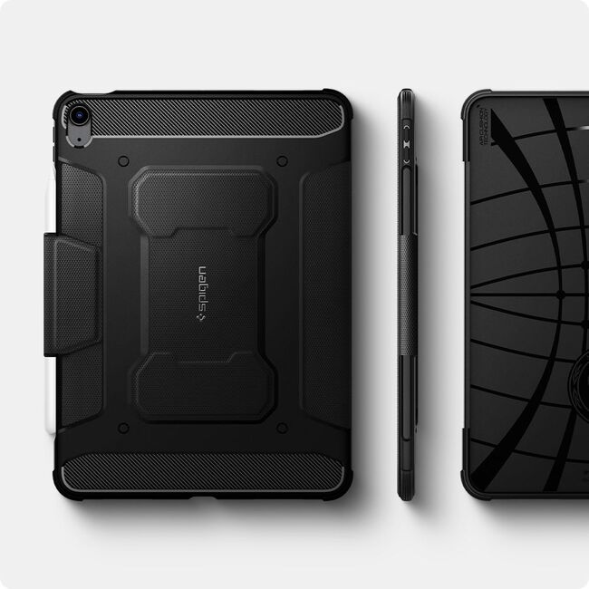 Husa Spigen Rugged Armor Pro pentru Apple iPad Air 11 2024 / 2025​ M2, M3, negru