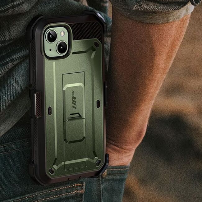 Husa iPhone 15 Supcase Unicorn Beetle Pro, verde