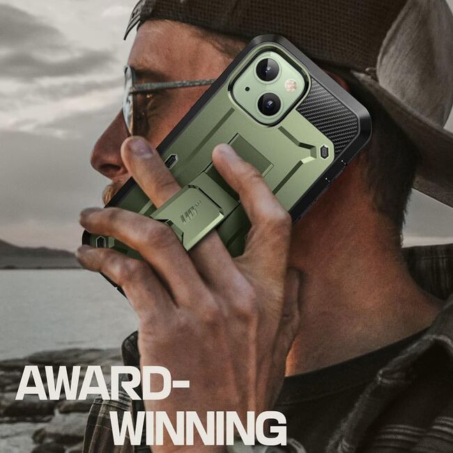 Husa iPhone 15 Supcase Unicorn Beetle Pro, verde