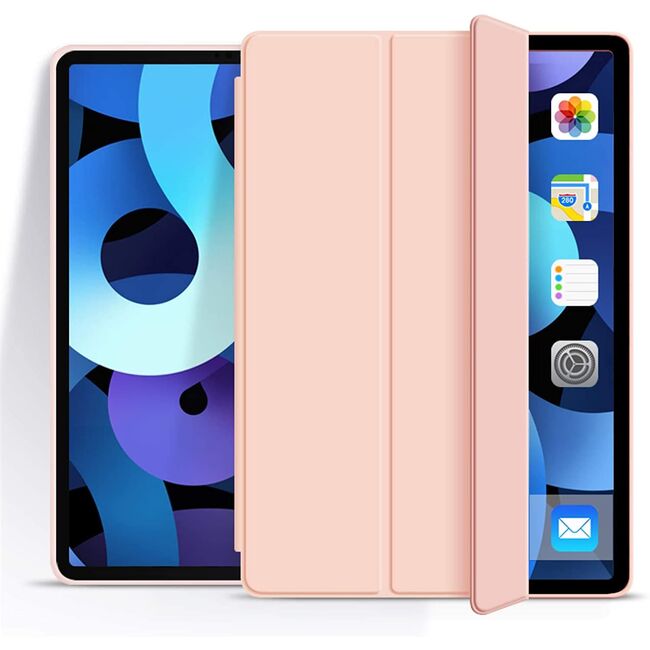 Husa Apple iPad Air 11 2024 / 2025​ M2, M3 cu functie wake-up/sleep si suport pentru Apple Pen, light pink