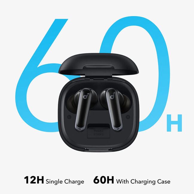 Casti Bluetooth TWS, Noise Cancelling Anker SoundCore P40i, alb