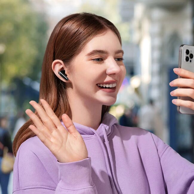 Casti Bluetooth TWS, Noise Cancelling Anker SoundCore P40i, alb