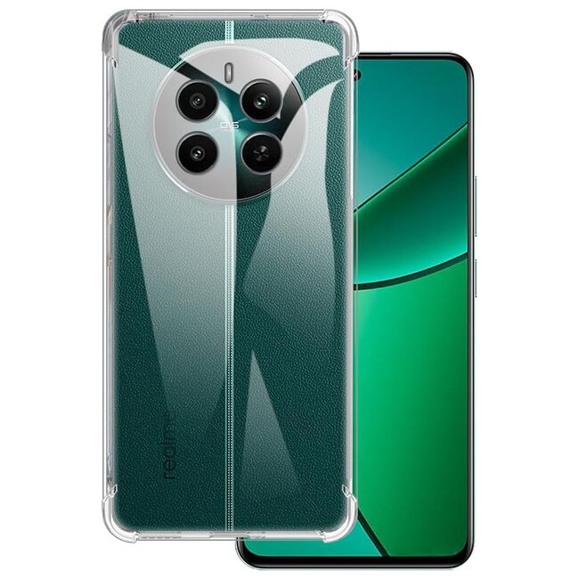 Husa pentru Realme 12+ Anti-Shock 1.5mm, reinforced 4 corners, transparent